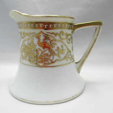 アンティーク食器 オールドノリタケ ミルクジャグ(クリーマー)・シュガーボウル 1906-25年 金盛 英国輸出用 アールデコ