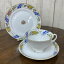 アンティーク トリオ ティーカップ&ソーサー Noritake オールドノリタケ マルキ印 英国輸出用 1906-1925年頃 ヴィンテージ 食器 陶磁器 キッチン雑貨 テーブルウェア ティーセット 茶器