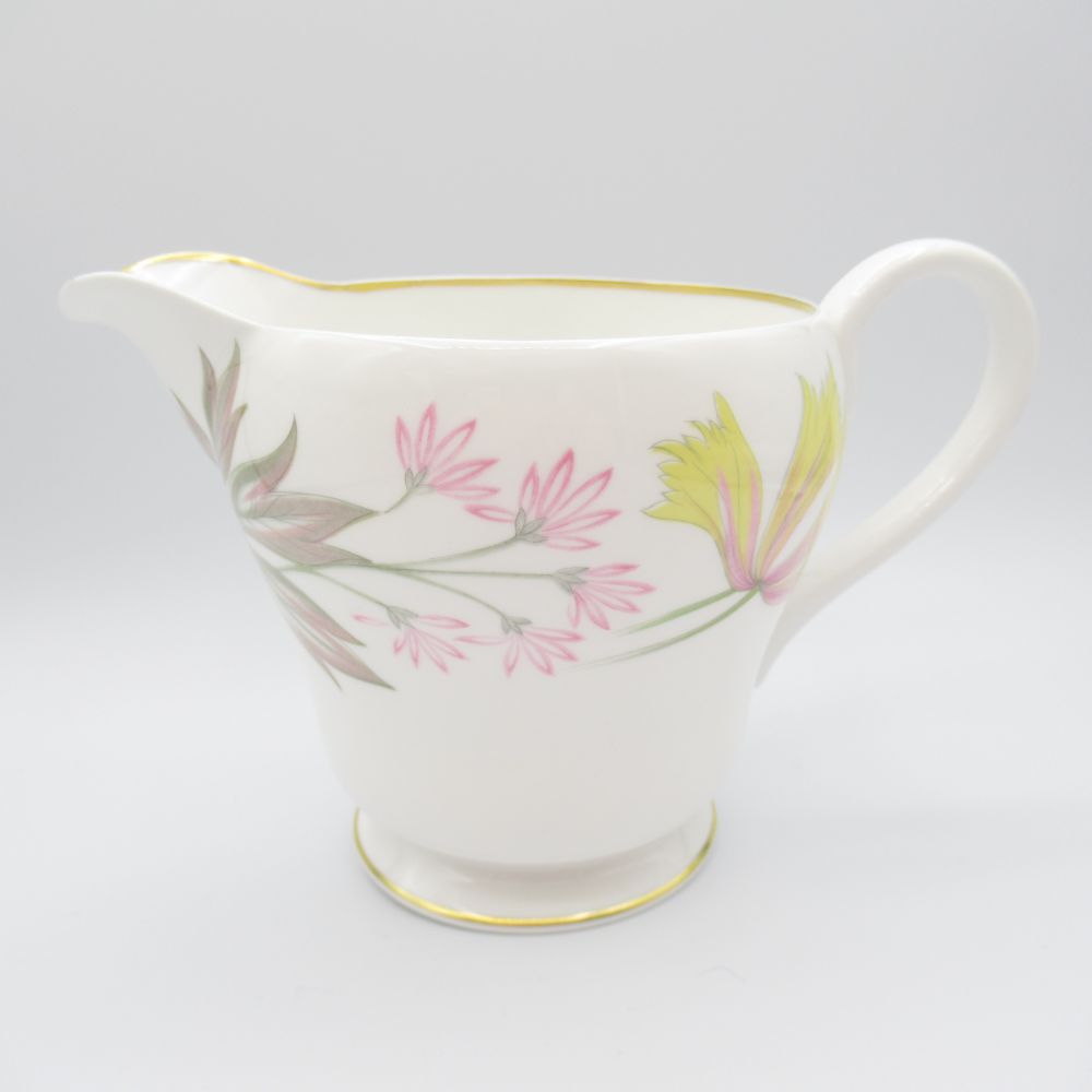 アンティーク ミルクジャグ Shelley シェリー Columbine コロンバイン 1940-1966年 イギリス ヴィンテージ 食器 陶磁器 キッチン雑貨 テーブルウェア ティ—セット 茶器 クリーマーのサムネイル