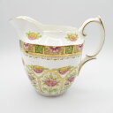 アンティーク ミルクジャグ Royal Albert ロイヤルアルバート Court コート 金彩 一部ハンドペイント イギリス 1940-1950年頃 ヴィン...
