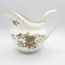 【訳あり】 アンティーク ミルクジャグ Coalport コールポート Flower Pot フラワーポット 一部ハンドペイント 1891-1920年頃 ヴィンテージ キッチン 欧州雑貨 テーブルウェア 食器 ティーセット 茶器 陶磁器 クリーマー ミルクピッチャー ポット