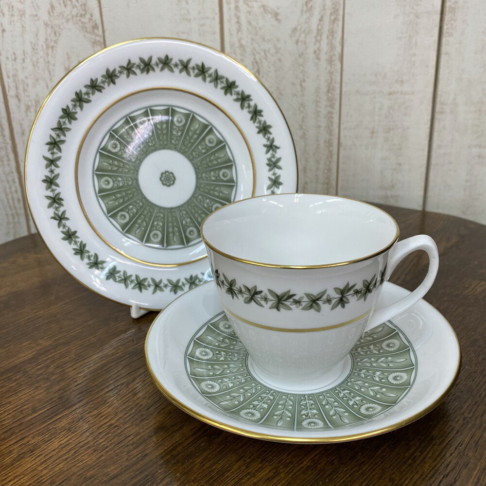 スポード ヴィンテージ トリオ ティーカップ&ソーサー Spode スポード Provence プロヴァンス 1962-1977年頃 アンティーク 食器 陶磁器 キッチン雑貨 テーブルウェア ティーセット 茶器