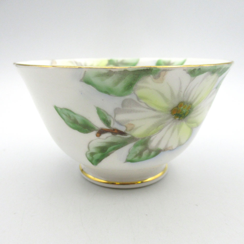 ヴィンテージ シュガーボウル Tuscan タスカン 花柄 アネモネ 一部ハンドペイント イギリス 1947-1966年頃 アンティーク 食器 陶磁器 キッチン雑貨 テーブルウェア ティーセット 茶器のサムネイル