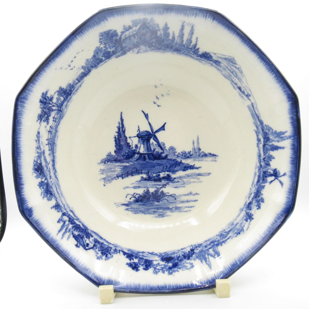 楽天英国雑貨「トゥーシェ」アンティーク サラダボウル 大皿 Royal Doulton ロイヤルドルトン Norfolk ノーフォーク1912年 ヴィンテージ 食器 陶磁器 キッチン雑貨 テーブルウェア