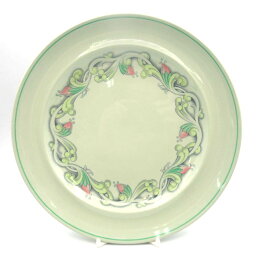 スポード ヴィンテージ トリオ ティーカップ&ソーサー Spode スポード Flemish Green フレミッシュグリーン Scroll スクロール 1949-1973年頃 アンティーク 食器 陶磁器 キッチン雑貨 テーブルウェア 中皿 丸皿