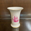 ヴィンテージ 花瓶 Hochst ヘキスト 一部ハンドペイント ドイツ アンティーク インテリア 欧州雑貨 花器 陶磁器 フラワーベース おしゃれ(3)