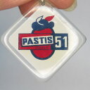 アンティーク ブルボン キーホルダー PASTIS 51 パスティス 酒 1960年頃 ヴィンテージ インテリア 雑貨 ノベルティグッズ フレンチ アルコール リカー