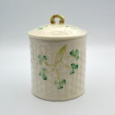 ヴィンテージ 小物入れ トリンケットボックス シャムロック Belleek ベリーク アイルランド 2001-2007年頃 アンティーク インテリア 欧州雑貨 アクセサリー ジュエリー ケース ボックス 収納 ふた付き おしゃれ(3)