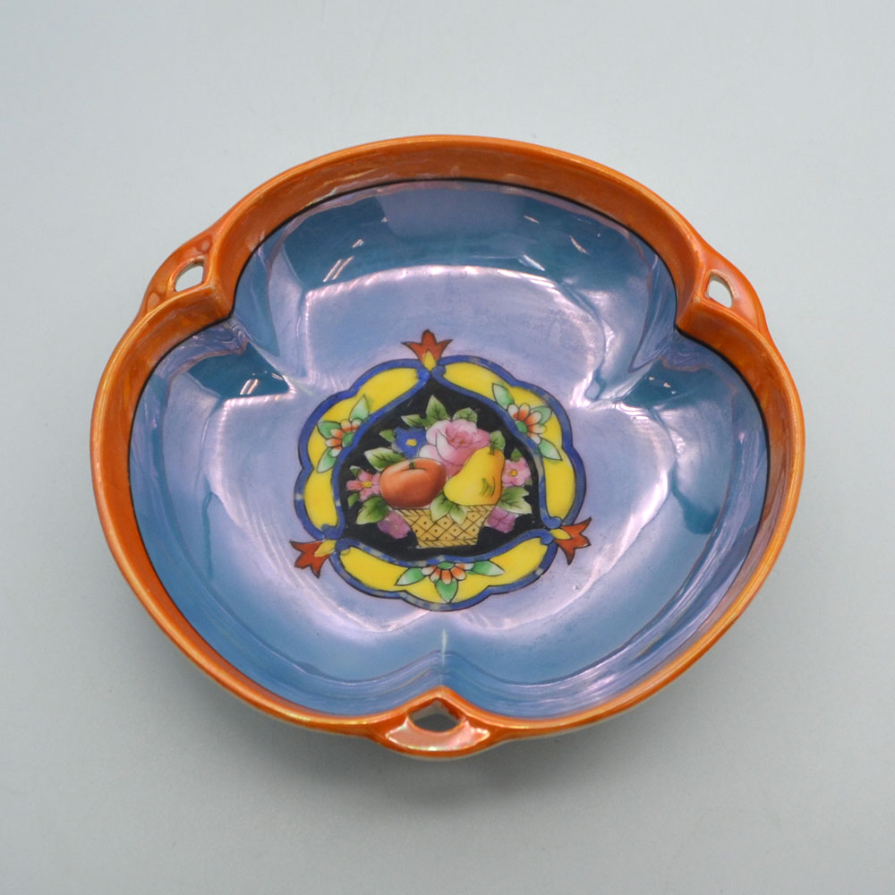 アンティーク ボンボンディッシュ プレート 小皿 Noritake オールドノリタケ ラスター彩 米国輸出用 1920年頃 ヴィンテージ インテリア 欧州雑貨 置物 小物入れ トレイ