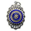 アンティーク インナーホイールクラブ会員証 イギリス 1938年 ペンダントトップ ヴィンテージ アクセサリー 銀 925シルバー エナメル