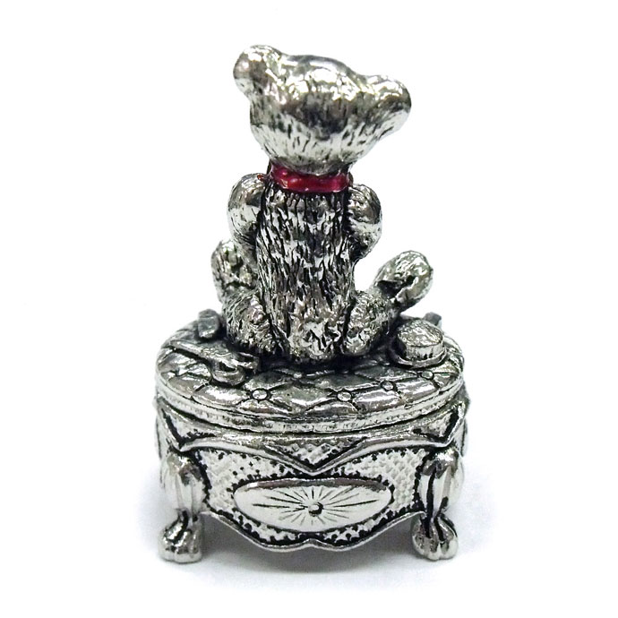 英国製 ピューター テディベア 親子 英国製 A.E.Williams 欧州雑貨 Wee Box トゥースボックス お祝い 記念 出産 ベビー キッズ ギフト プレゼント 贈り物 動物 熊 あす楽