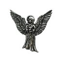 英国製 ピンバッジ エンジェル Brown Pewter ラペルピン メンズ レディース ギフト プレゼント 贈り物 天使 メール便OK