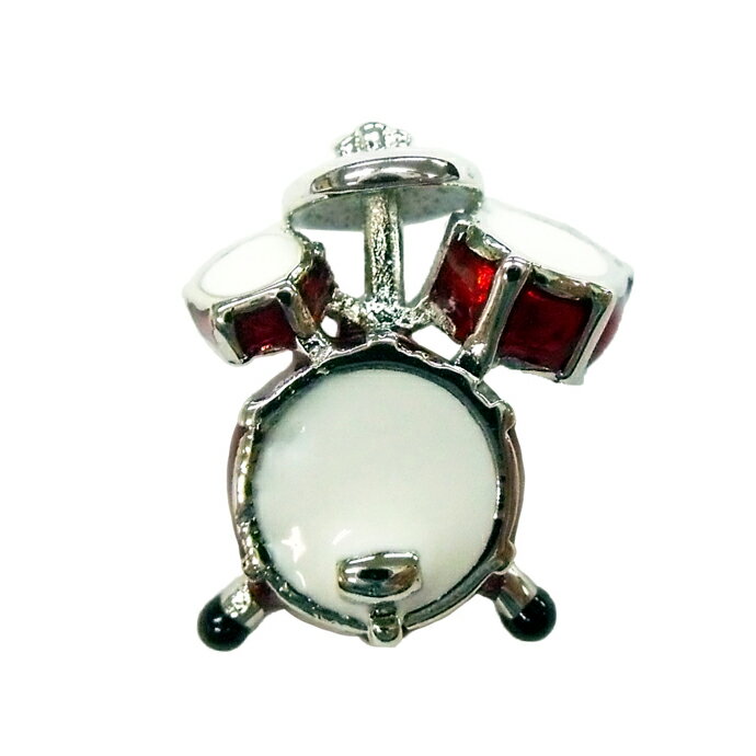 ピンバッジ ドラムセット 英国デザイン Cadogan ファッション 欧州雑貨 アクセサリー スーツ ジャケット コート ピンズ ラペルピン 男性 女性 メンズ...