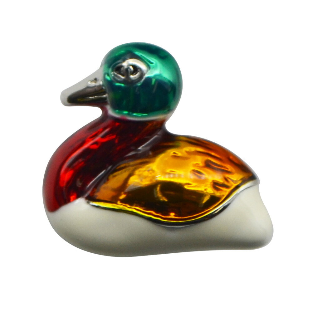 ピンバッジ マガモ 英国デザイン Cadogan ファッション 欧州雑貨 アクセサリー スーツ ジャケット コート ピンズ ラペルピン 男性 女性 メンズ レデ...