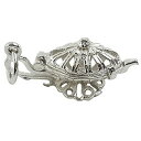 シルバー チャーム 魔法のランプ イギリス製 アクセサリー パーツ ネックレス ブレスレット ピアス スターリングシルバー 925 銀 かわいい ギフト プレゼ...