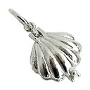 シルバー チャーム 貝殻 パール イギリス製 アクセサリー パーツ ネックレス ブレスレット ピアス スターリングシルバー 925 銀 かわいい ギフト プレゼ...