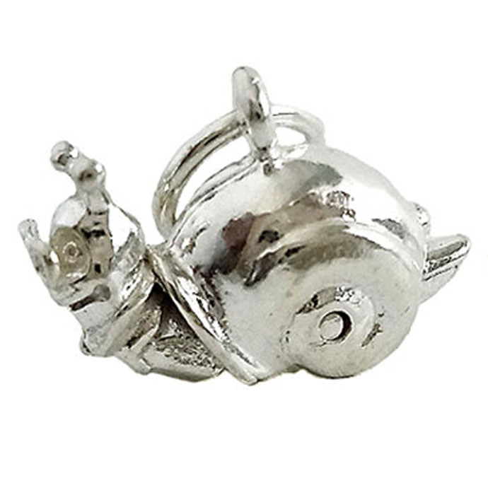 シルバー チャーム かたつむり イギリス製 アクセサリー パーツ ネックレス ブレスレット ピアス スターリングシルバー 925 銀 動物 かわいい ギフト プ...