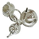 シルバー チャーム ティーセット イギリス製 アクセサリー パーツ ネックレス ブレスレット ピアス スターリングシルバー 925 銀 動物 かわいい ギフト ...