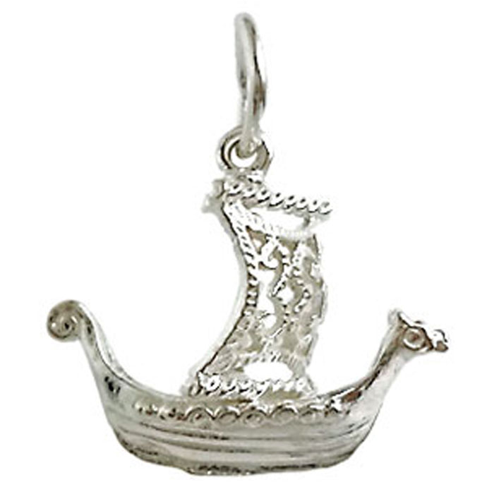 シルバー チャーム 帆船 バイキング イギリス製 アクセサリー パーツ ネックレス ブレスレット ピアス スターリングシルバー 925 銀 かわいい ギフト プ...