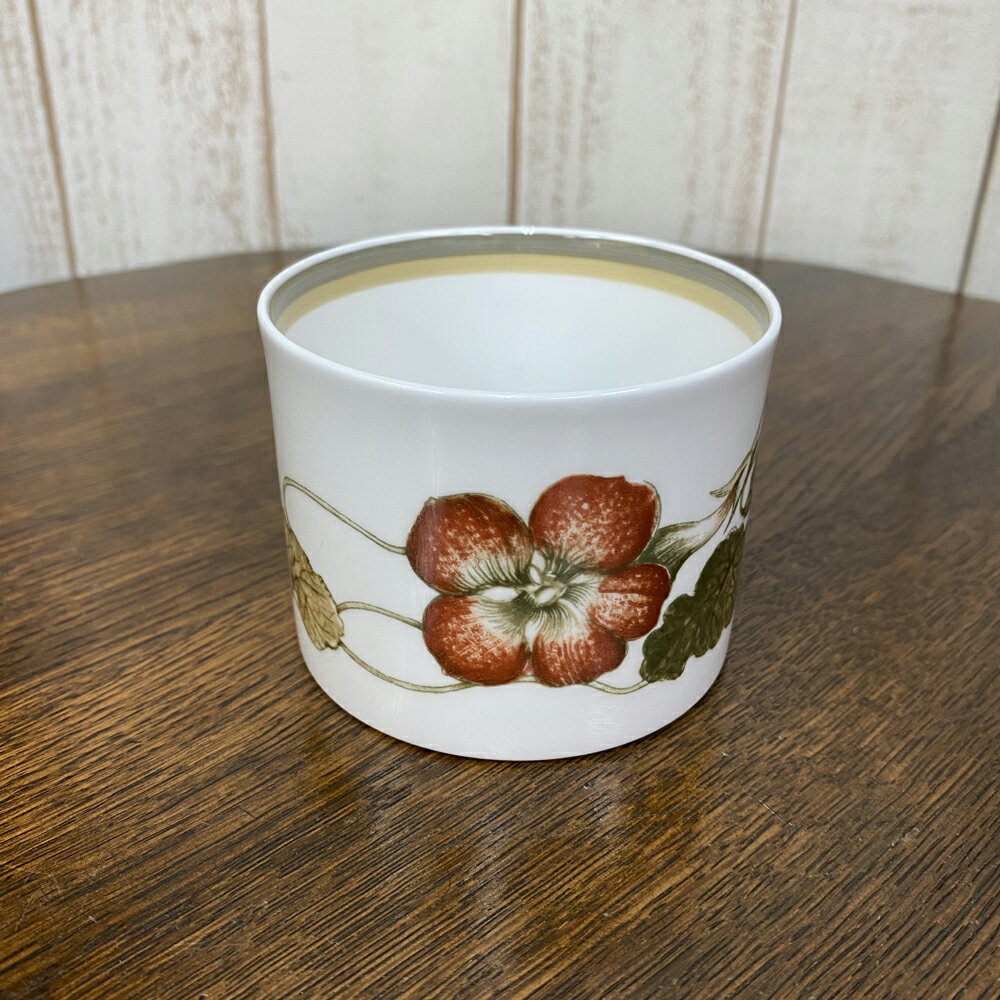 ヴィンテージ シュガーポット Susie Cooper スージークーパー Nasturtium ナスタチウム 1967-1968年頃 アンティーク 食器 陶磁器 キッチン雑貨 テーブルウェア ティ—セット 茶器のサムネイル
