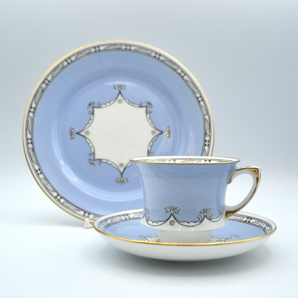 アンティーク トリオ ティーカップ&ソーサー Paragon パラゴン 1923-1933年頃 ヴィンテージ 食器 陶磁器 キッチン雑貨 テーブルウェア ティーセット 茶器のサムネイル