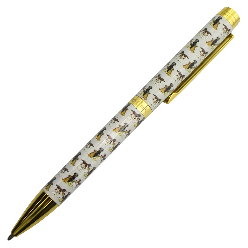 Alex Clark アレックス・クラーク 回転式 ボールペン 箱付き ドッグ 英国デザイン ステーショナリー 文房具 欧州雑貨 おしゃれ かわいい 繰り出し式...