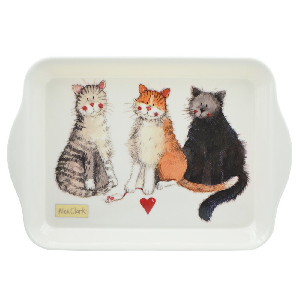 Alex Clark アレックス・クラーク メラミントレイ キャット 英国デザイン インテリア キッチン 欧州雑..