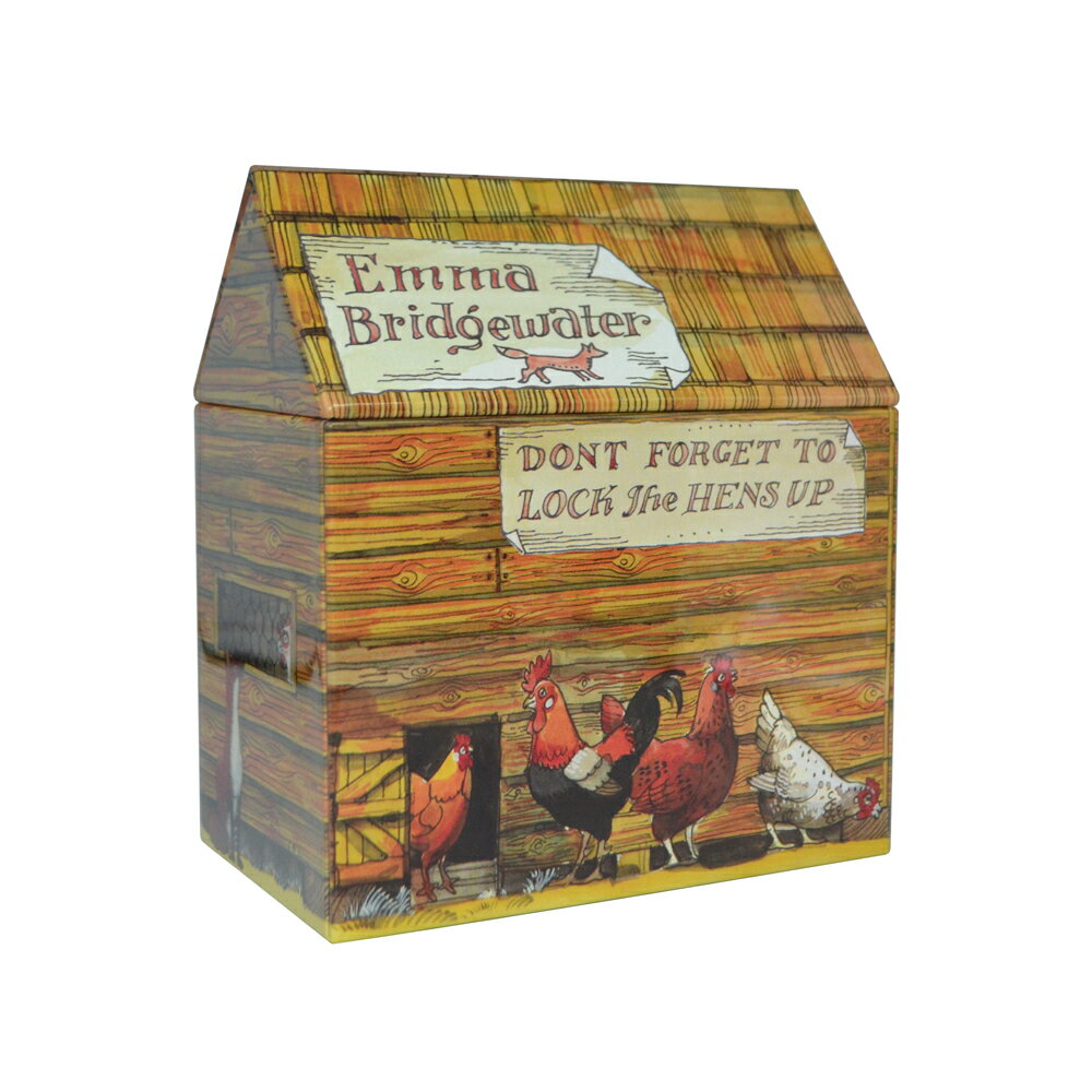ドールハウス ティン缶 ヘンハウス 鶏小屋 Emma Bridgewater ブリキ缶 小物入れ 収納 レトロ
