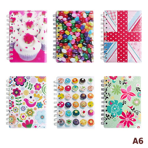 カラーポップ ステーショナリー ミニノート A6 イギリス 文房具 かわいい 2冊までメール便OK 在庫限りのサムネイル