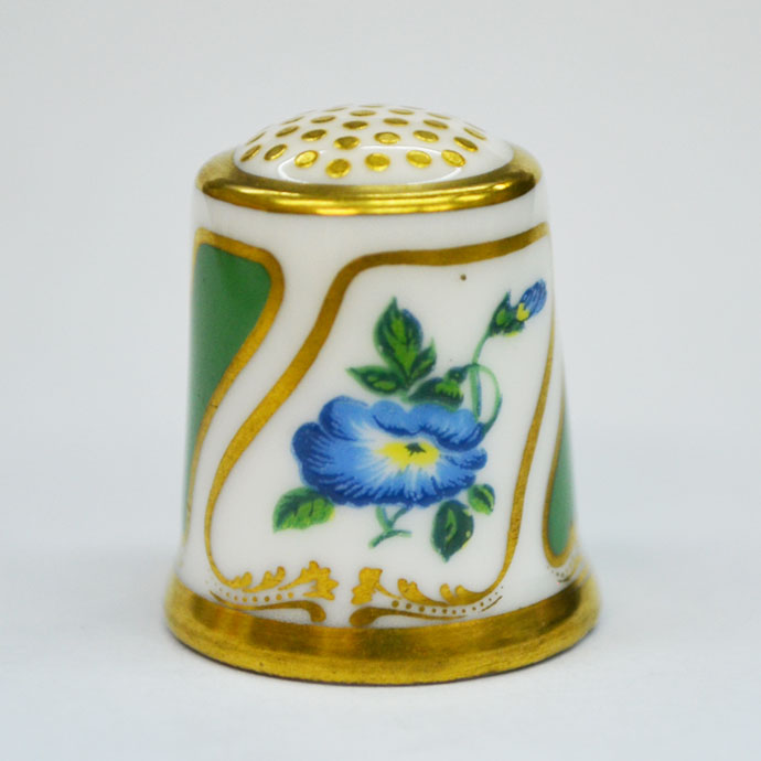 アンティーク シンブル Royal Crown Derby ロイヤルクラウンダービー The Moses Webster 1825 1985年頃 ヴィンテージ ソーイング 裁縫道具 指貫 インテリア 雑貨 コレクション