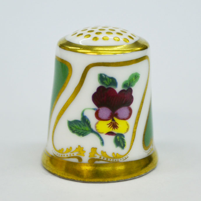 ヴィンテージ ボーンチャイナ製 シンブル Royal Crown Derby ロイヤルクラウンダー...