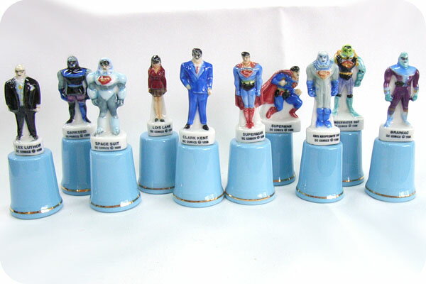 スーパーマン シンブルセット 英国製 Sterling & Classic スターリング・クラシック ソーイング 裁縫道具 指貫 インテリア 雑貨 コレクション...