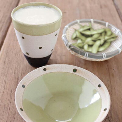 ● 日本製 枝豆セット（専用BOX入り） ビアカップ・浅鉢・竹ザル / 食器 SALE バーゲン