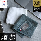 今治タオル 【上質】 ハンカチタオル 6枚セット ホテルズ HOTEL'S / 約25×25cm 日本製 今治 ハンカチ タオル タオルハンカチ 厚手 吸水 ギフト セット まとめ買い 福袋 SALE バーゲン 送料無料