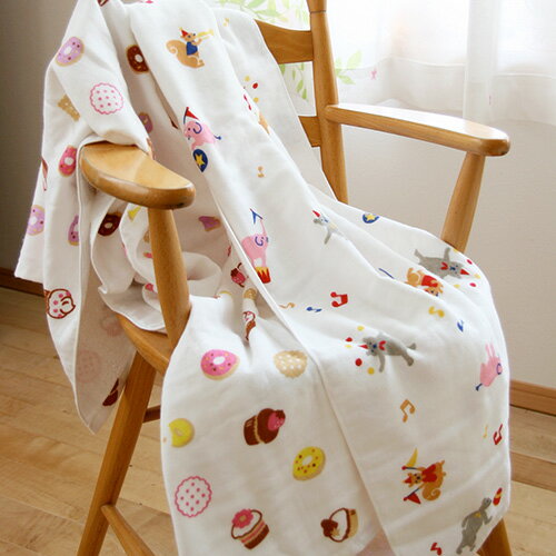 6位:＜72時間タイムセール＞手ぬぐいガーゼバス2枚セット柄の組み...