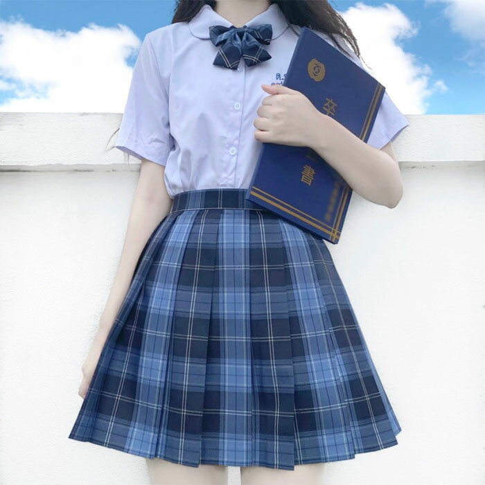 制服スカートチェック柄スクールスカートプリーツスカートレディース高校生中学生学生学校通学女子人気入学スクール女子高生女子制服学生服年間使いやすいオールシーズン女子高生制服リボンハロウィンコスプレ仮装コスチュームスクール