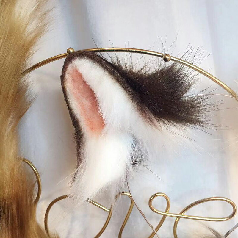 ハロウィン 萌えにゃんこ 三毛猫 可愛い ねこ ねこ みけねこ しっぽ コスプレ アニマル動物 仮装 ねこみみ 猫 猫 猫耳 しっぽ 2点セット カチューシャ 猫耳 小悪魔 偽しっぽ アニマル動物 ケモミミ 尻尾 ネコミミ ネコ ねこみみ 偽耳 コスプレ道具