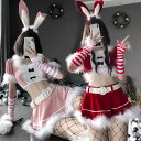 サンタ コスプレ セクシー 兎 兎耳 うさぎ ウサギ カチューシャ クリスマス コスプレ サンタコス 大人 コスチューム レディース 可愛い サンタクロース クリスマスコスチューム パーティー ミニスカサンタ 余興 パーティ ミニスカサンタの商品画像