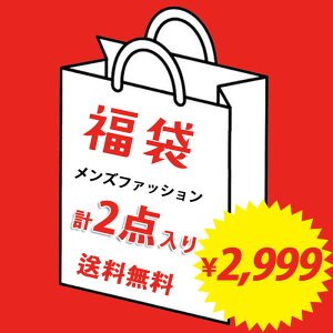 福袋 2点入り メンズファッション服 2点セット 大当たり 超お得 数量限定 メンズ 衣類 服 洋服 トップス ボトムス パンツ 何が届くかお楽しみ サイズ選択不可 返品交換キャンセル不可