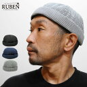 帽子 ロールワッチ フィッシャーマンキャップ メンズ レディース 綿 ルーベン Ruben RUS-6301