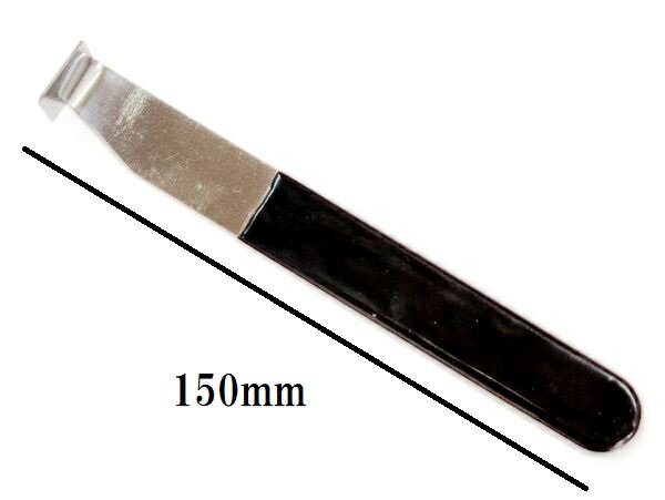 仕上げカンナ用 ステンレス 長さ155mm 幅20mm 滑りにくいグリップ 陶芸教室 カンナ かんな 陶芸