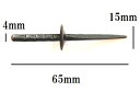 燭台（銅製いぶし）65mm　銅製　う