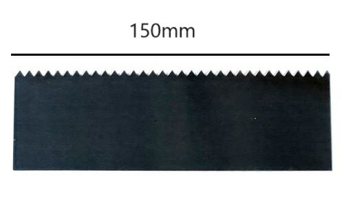 スチール スクレイパー S11 四角 ギザギザ 150×45mm 陶彫スクレーパー 成型 陶芸 小道具 細工 陶芸教室..