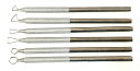 アルミカキベラ 6本組 長さ130mm 陶芸用 細かい作業 お買い得 セット カキベラ アルミ へら ヘラ