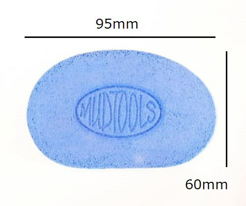 ブルースポンジ　MUDTOOLS（95×60mm）　陶芸用　【レターパックで発送の為、日時指定が出来ません】