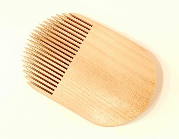 櫛目 木ぐし 丸型 60×90×厚1.7mm 模様付け 陶芸 くし目 くし 陶芸教室