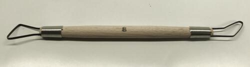 平線カキベラ No.8 長さ約195mm 陶芸用 安全 陶芸 陶芸教室 カキベラ へら かきべら