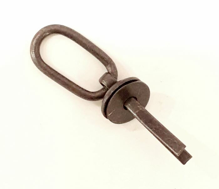 掛花金具 楕円鉄 鉄製 陶芸用 壁掛け 花器 鉄 掛花 吊るす