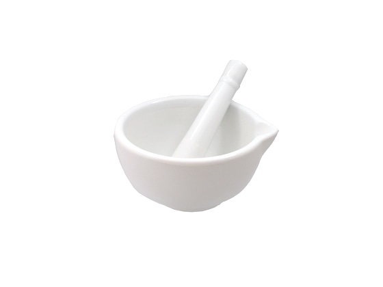 [陶芸] 乳鉢　乳棒付き　180mm