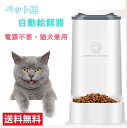 【限定10%OFF】自動給餌器 猫 犬用 自